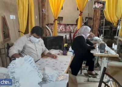 تولید ماسک بهداشتی در اقامتگاه بوم گردی جاجرم